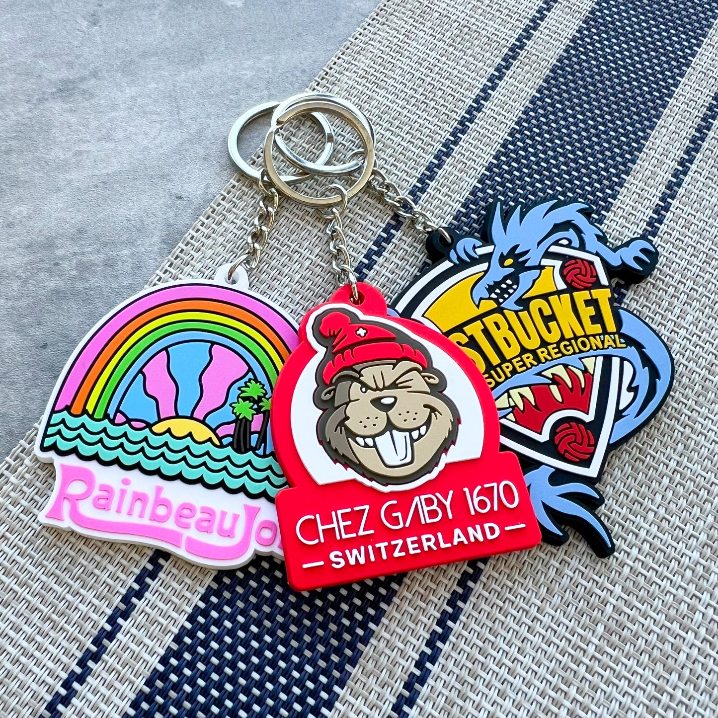PVC keychains