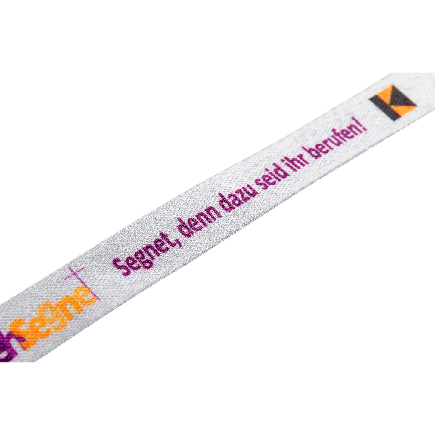 Woven recycled-PET wristband
