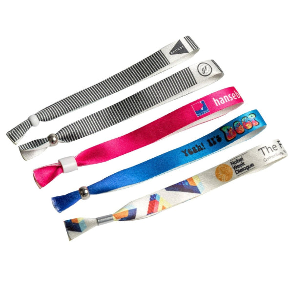 Woven recycled-PET wristband