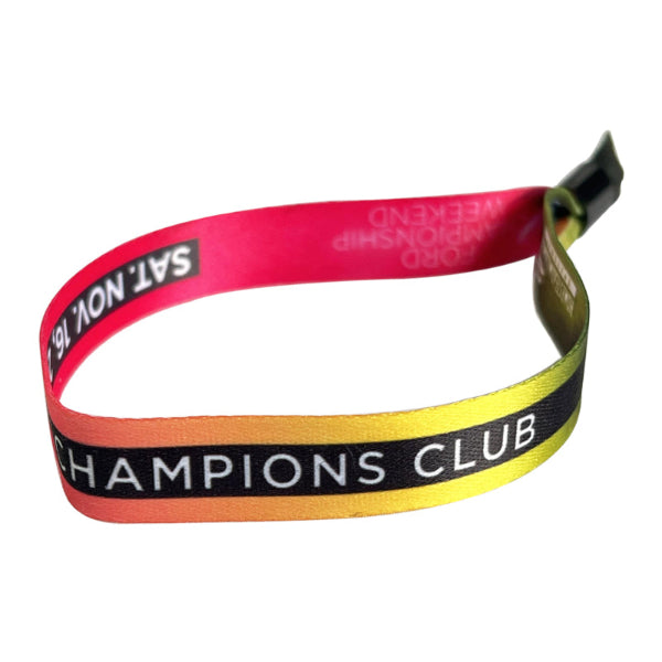 Woven Polyester sublimation wristband
